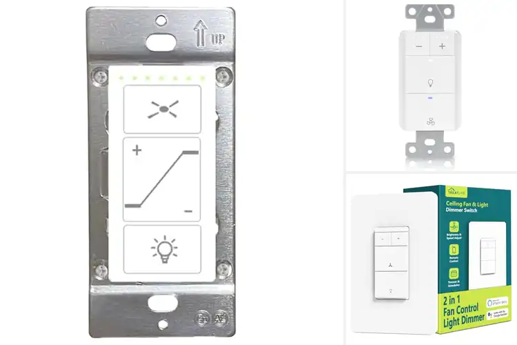 Detailed view of Best 2 In 1 Fan Light Switches: Boost Comfort & Savings