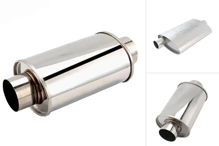 Detailed view of Best 304 Stainless Steel Mufflers for Power & Clean Sound