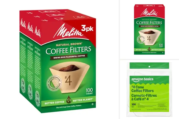 Detailed view of Best #4 Coffee Filters