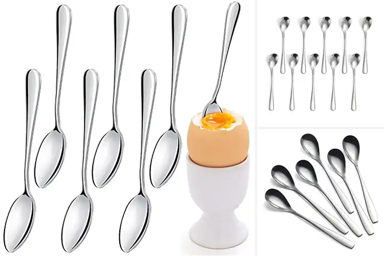 Detailed view of Best 6-Pack Egg Spoons: Elevate Your Dining Experience