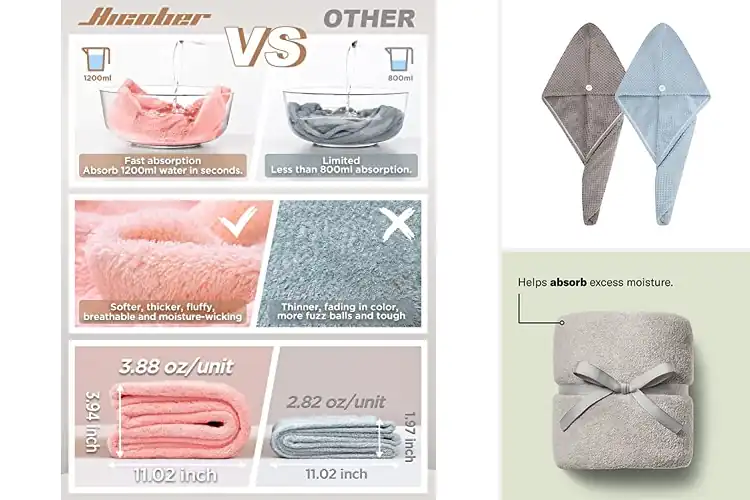 Detailed view of Best Anti Frizz Hair Towels