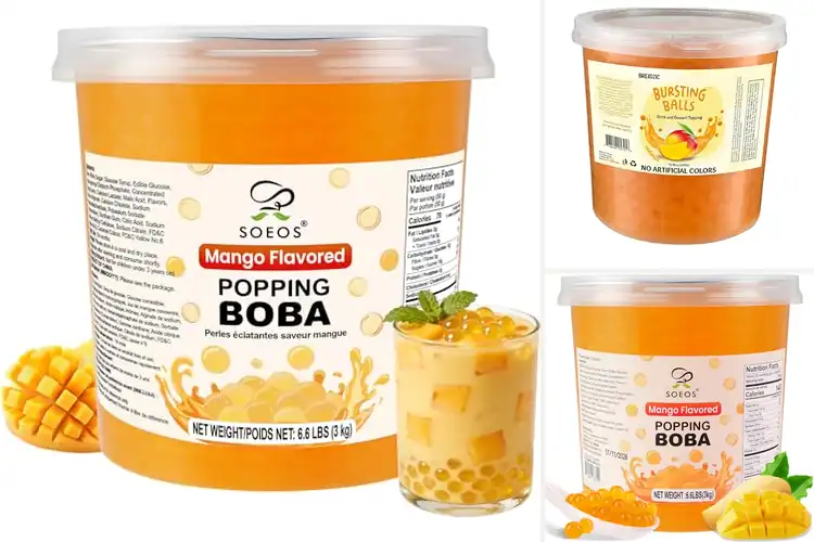 Detailed view of Best Bulk Mango Boba