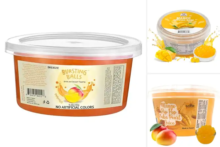 Detailed view of Best Bursting Mango Boba