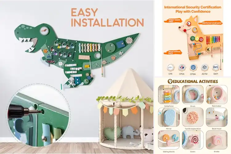 Detailed view of Best Busy Board Panels