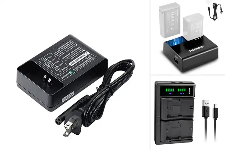 Detailed view of Best Camera Flash Chargers: Power Up Your Photography Gear