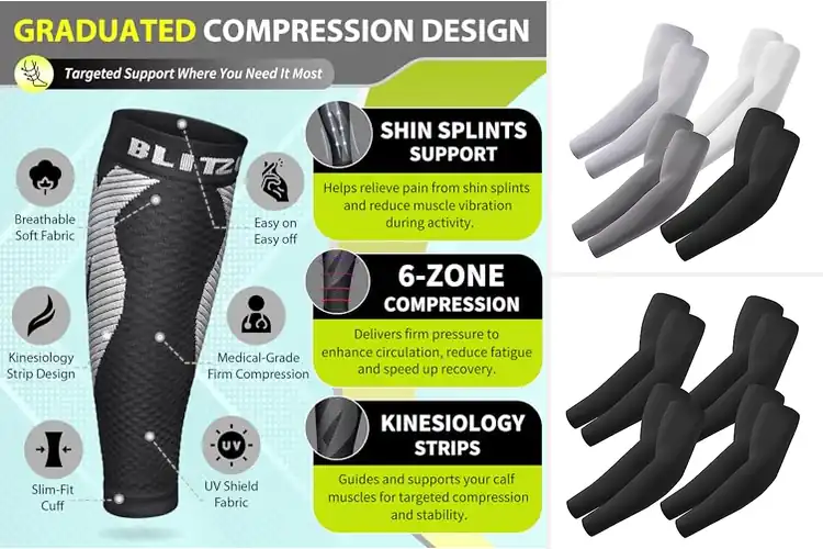 Detailed view of Best Compression Sleeves for Comfort & All‑Day Support