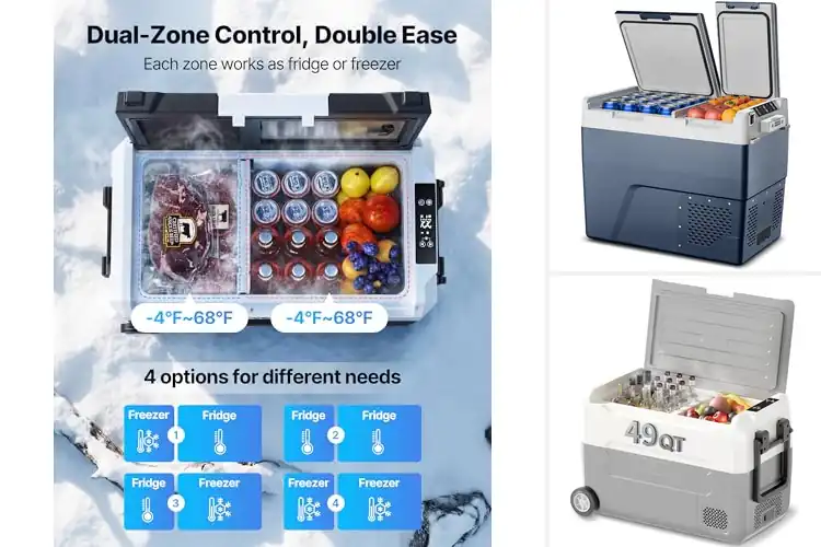Detailed view of Best Dual Zone Temperature Control Refrigerators