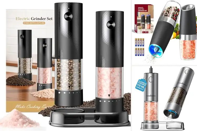 Detailed view of Best Electric Salt And Pepper Grinders