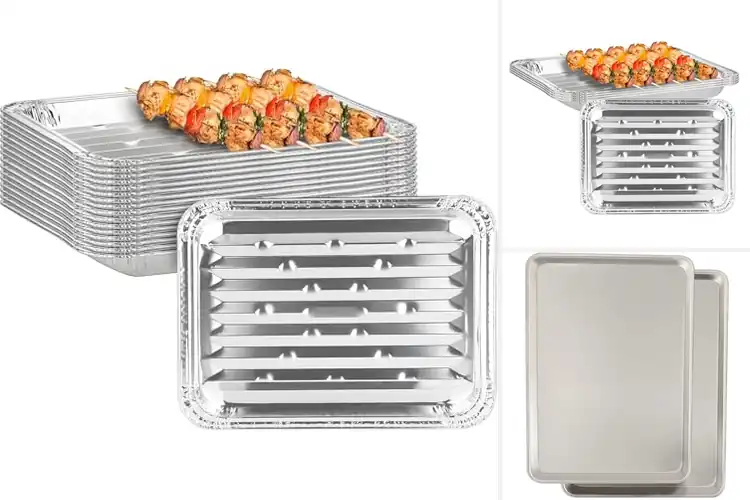 Detailed view of Best Even-Heat Aluminum Pans