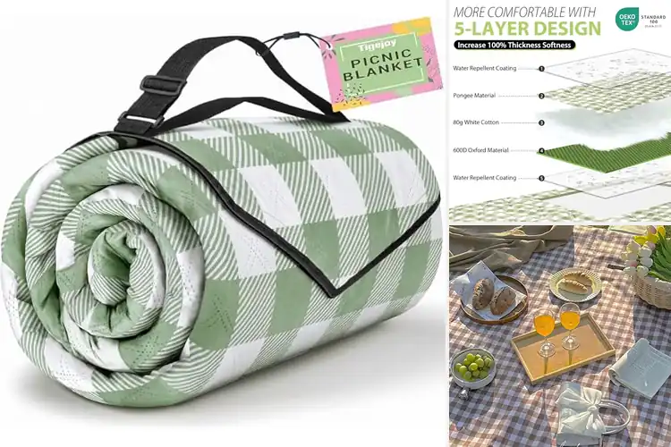 Detailed view of Best Family Picnic Mats: Comfort, Space & Durability