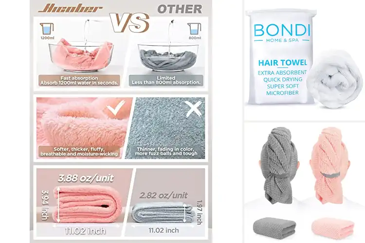 Detailed view of Best Fast Drying Hair Towels