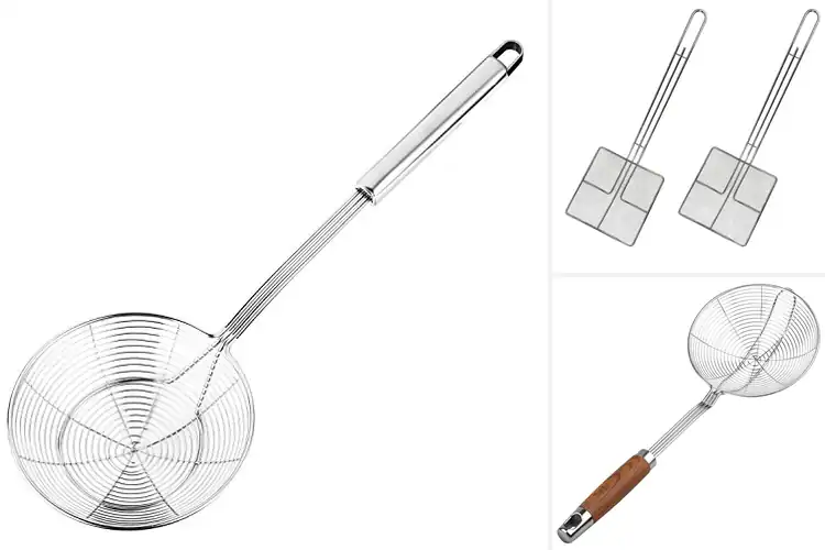 Detailed view of Best Frying Skimmers: Top 10 Picks for Safer, Easier Cooking