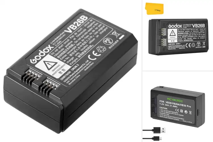 Detailed view of Best Godox V1 Flash Batteries