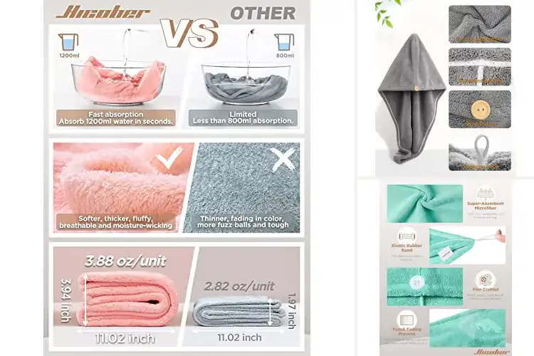 Detailed view of Best Hair Towels For Wet Hair