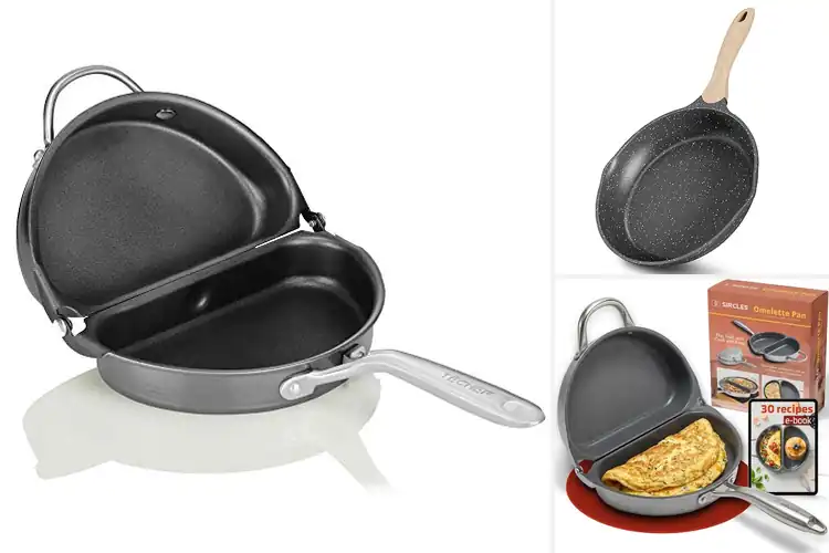 Detailed view of Best Heat Diffusion Omelette Pans
