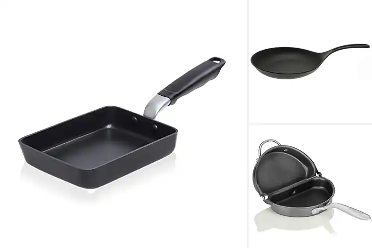 Detailed view of Best Heavy Duty Forged Base Omelette Pans