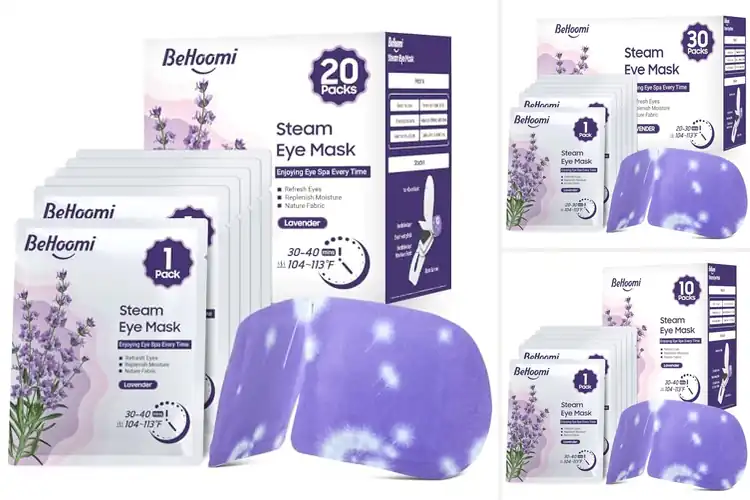 Detailed view of Best Lavender Eye Masks
