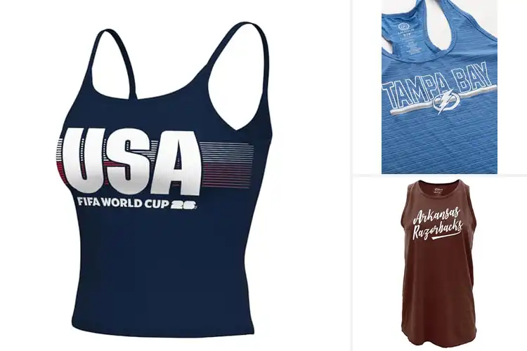 Detailed view of Best Licensed Fan Tanks: Upgrade Your Style & Comfort Today