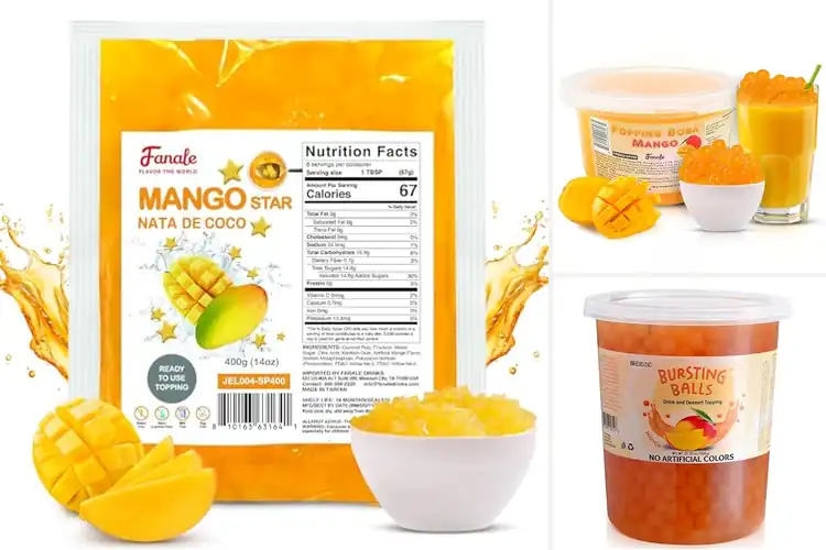 Detailed view of Best Mango Boba Toppings