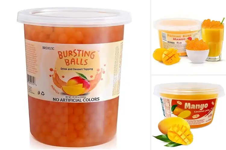 Detailed view of Best Mango Bubble Toppings: 10 Tropical Treats to Try Now