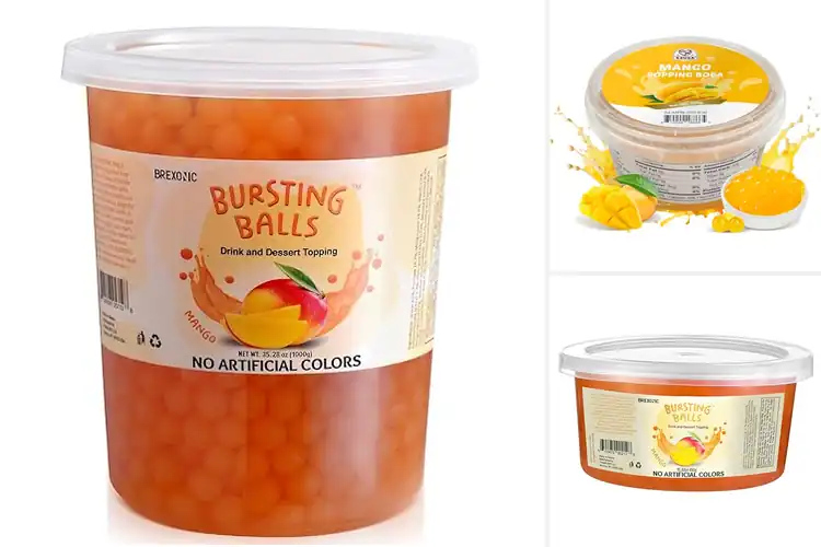 Detailed view of Best Mango Bursting Boba Pearls