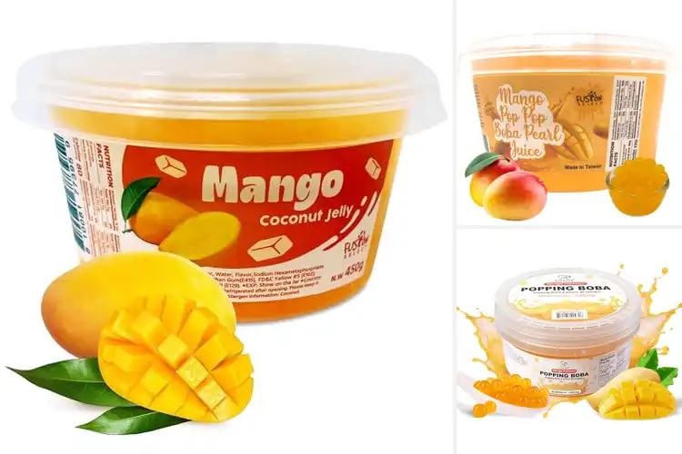 Detailed view of Best Mango Fruit Tea Toppings