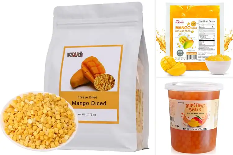 Detailed view of Best Mango Tea Toppings