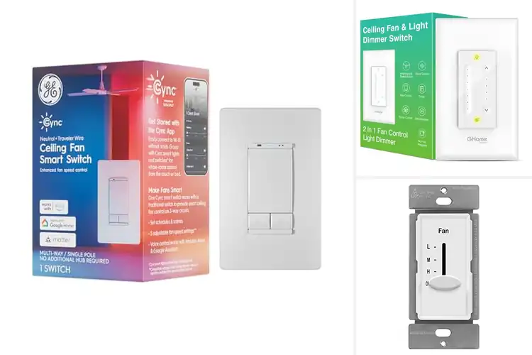 Detailed view of Best No Hub Required Fan Switches