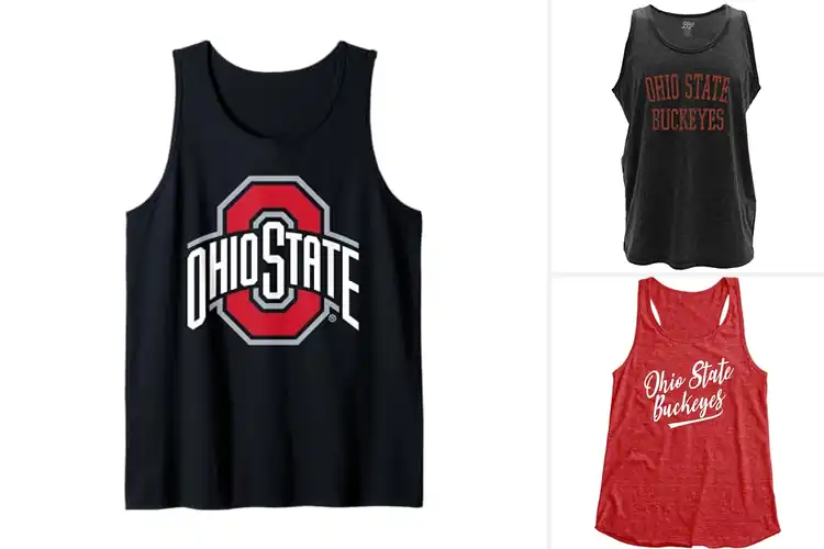 Detailed view of Best Ohio State Buckeyes Tanks