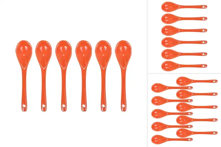 Detailed view of Best Orange Egg Spoons