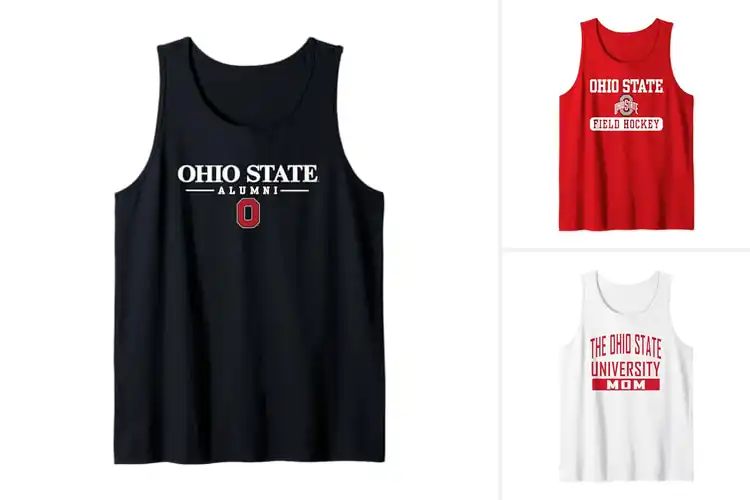 Detailed view of Best OSU Fan Gear Tanks: Top 3 Picks for Buckeyes Pride