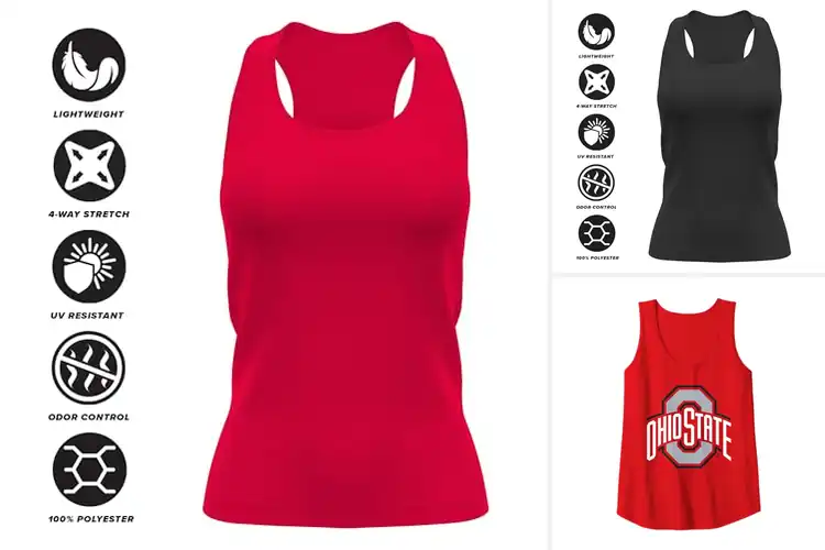 Detailed view of Best OSU Womens Tank Tops: Cool, Stylish Picks You’ll Love