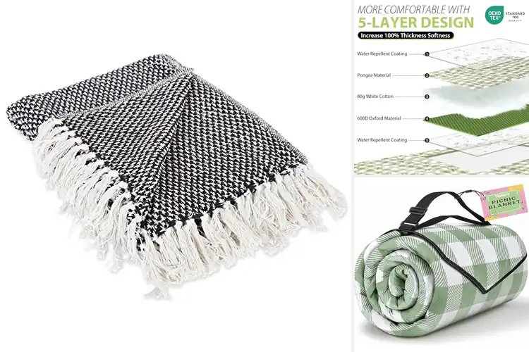 Detailed view of Best Outdoor Blankets: Top 10 Picks for Cozy Adventures