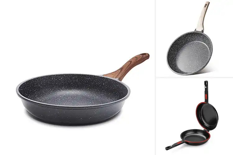 Detailed view of Best PFOA Free Nonstick Coatings Omelette Pans