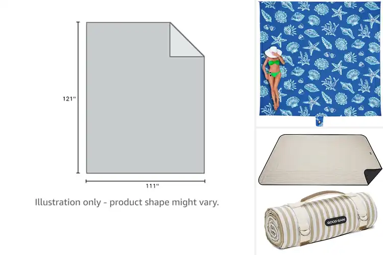 Detailed view of Best Sand Resistant Blankets for Clean, Comfy Adventures