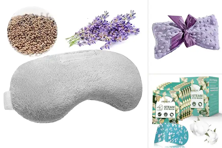 Detailed view of Best Scented Eye Masks Lavender Jasmine Rose Mugwort