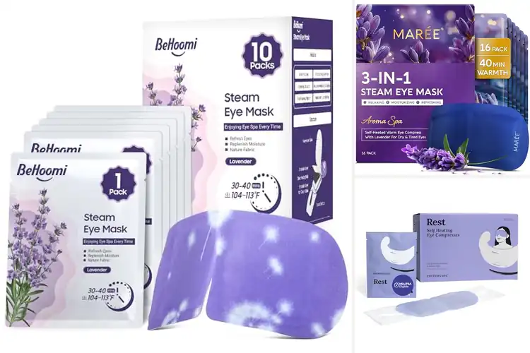 Detailed view of Best Self Heating Eye Masks For Relaxation