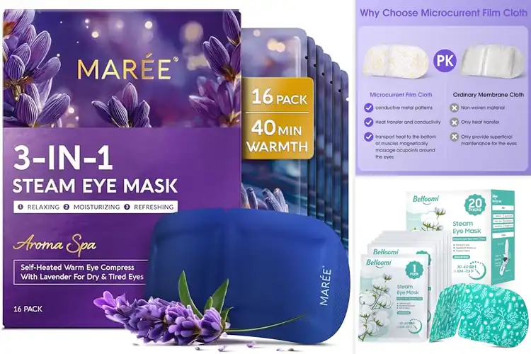Detailed view of Best Self Heating Eye Masks With 30-Minute Heat