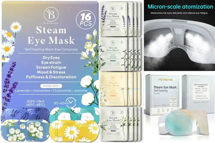 Detailed view of Best Sleep Aid Steam Eye Masks For Relaxation