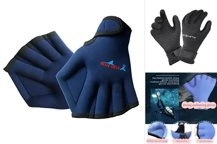 Detailed view of Best Snorkeling Gloves With Paddles