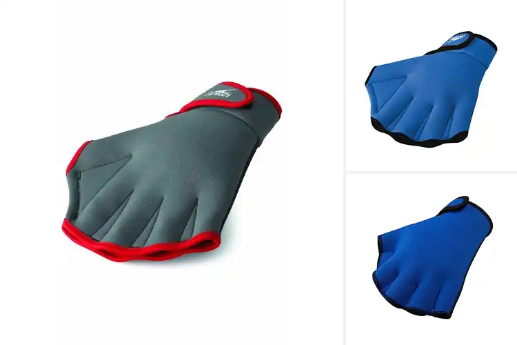 Detailed view of Best Swim Training Gloves