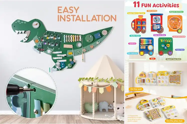 Detailed view of Best Toddler Activity Panels: Fun & Growth in One