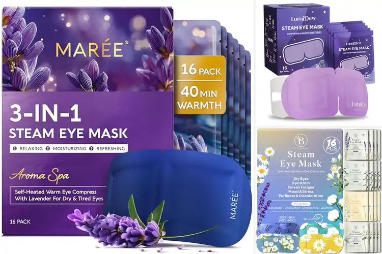 Detailed view of Best Travel Steam Eye Masks: Instant Relaxation On-the-Go