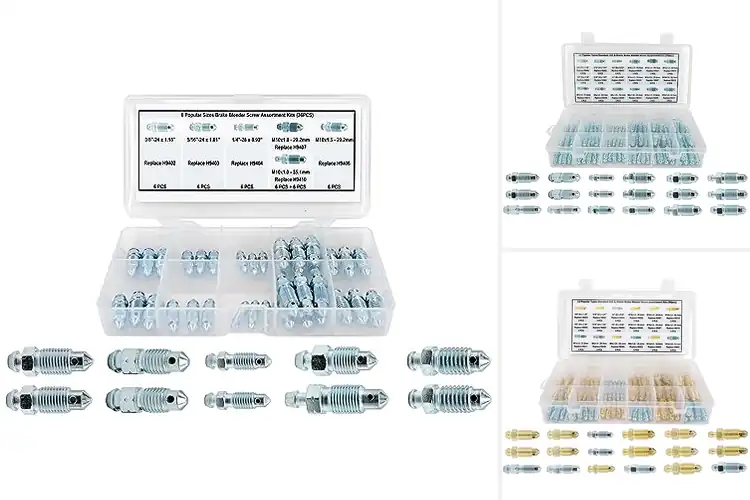 Detailed view of Best Trivalent Coated Bleeder Screws