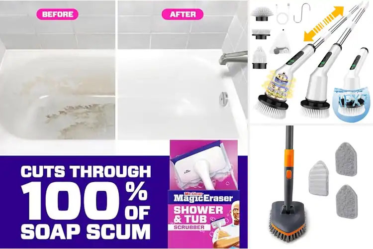 Detailed view of Best Tub Scrubbers: Effortless Cleaning for a Spotless Tub