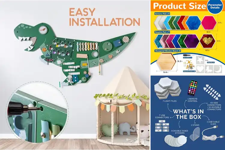 Detailed view of Best Wall Activity Panels