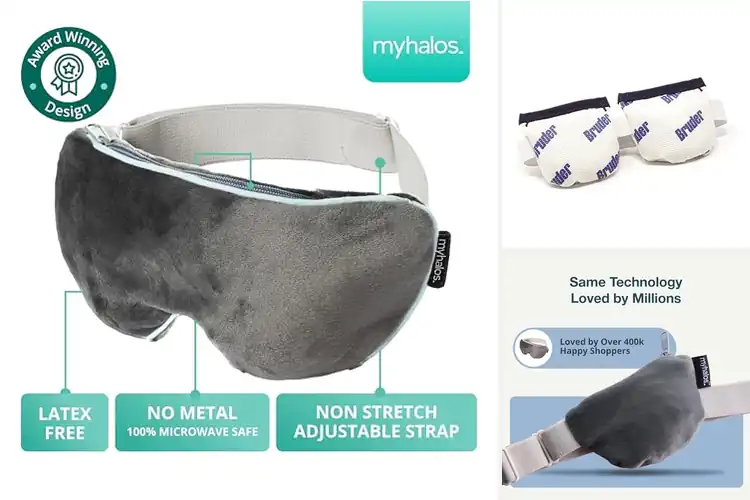 Detailed view of Best Warm Compress Eye Masks For Blood Circulation