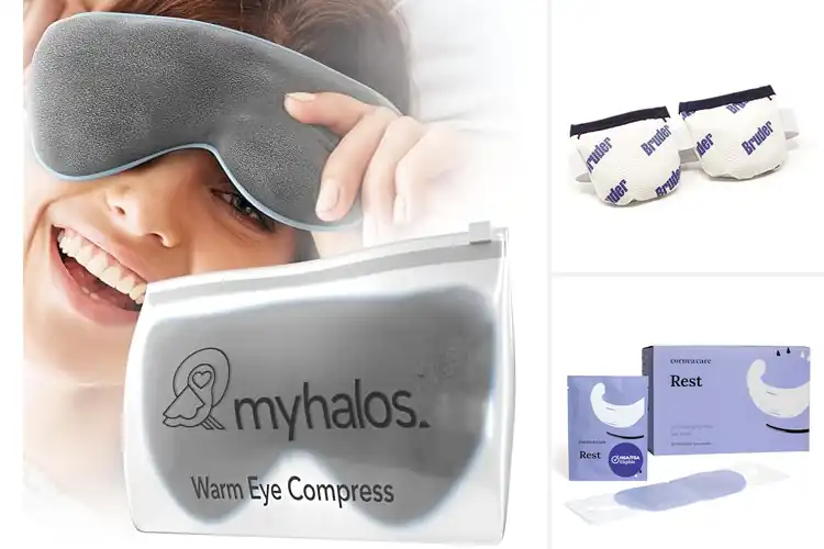 Detailed view of Best Warm Compress Eye Masks for Soothing Relief & Comfort